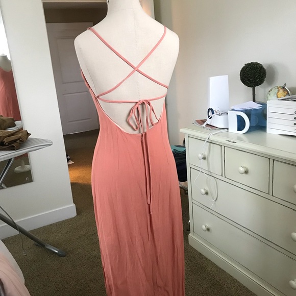 Tobi Salmon Maxi Dress - Picture 3 of 4